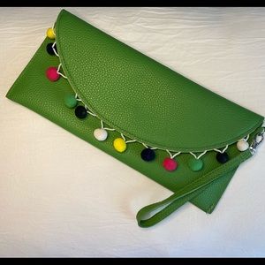 Summertime Pom Pom Clutch